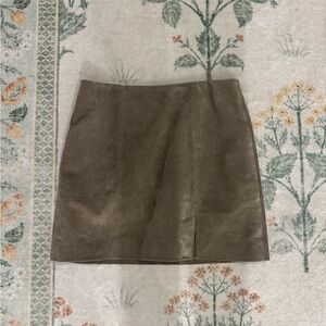 Blank NYC Dusty Brown Mini Skirt